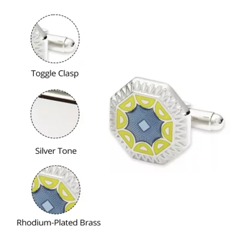Art Deco Enamel Cuff Links