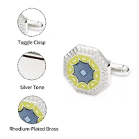 Art Deco Enamel Cuff Links