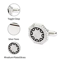 Art Deco Enamel Cuff Links