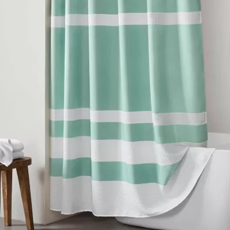 Madison Park Spa Waffle 3M Scotchgard™ Shower Curtain