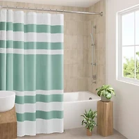 Madison Park Spa Waffle 3M Scotchgard™ Shower Curtain