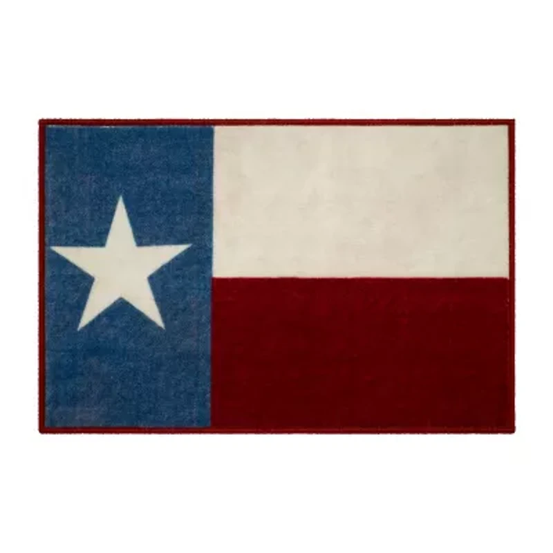 Avanti Texas Flag Bath Rug
