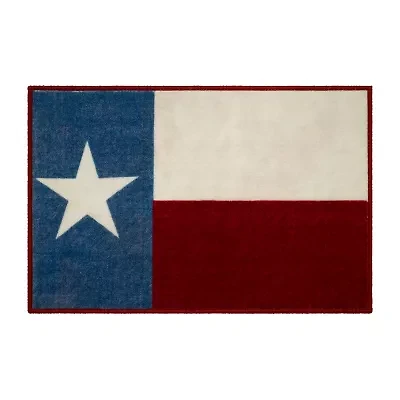 Avanti Texas Flag Bath Rug