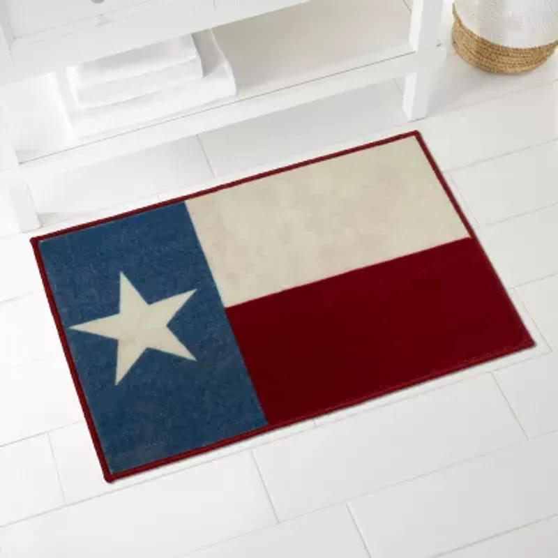 Avanti Texas Flag Bath Rug