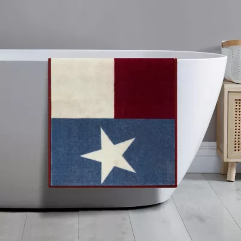 Avanti Texas Flag Bath Rug