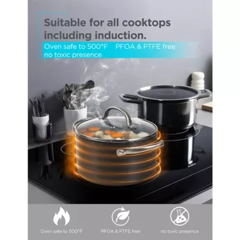 Black+Decker 12-pc. Non-Stick Cookware Set