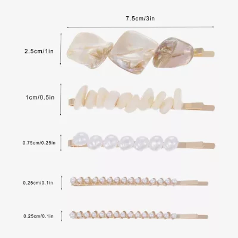 Bijoux Bar 5-pc. Multi Color Bobby Pin