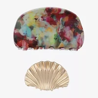 Bijoux Bar Shell 2-pc. Hair Clip