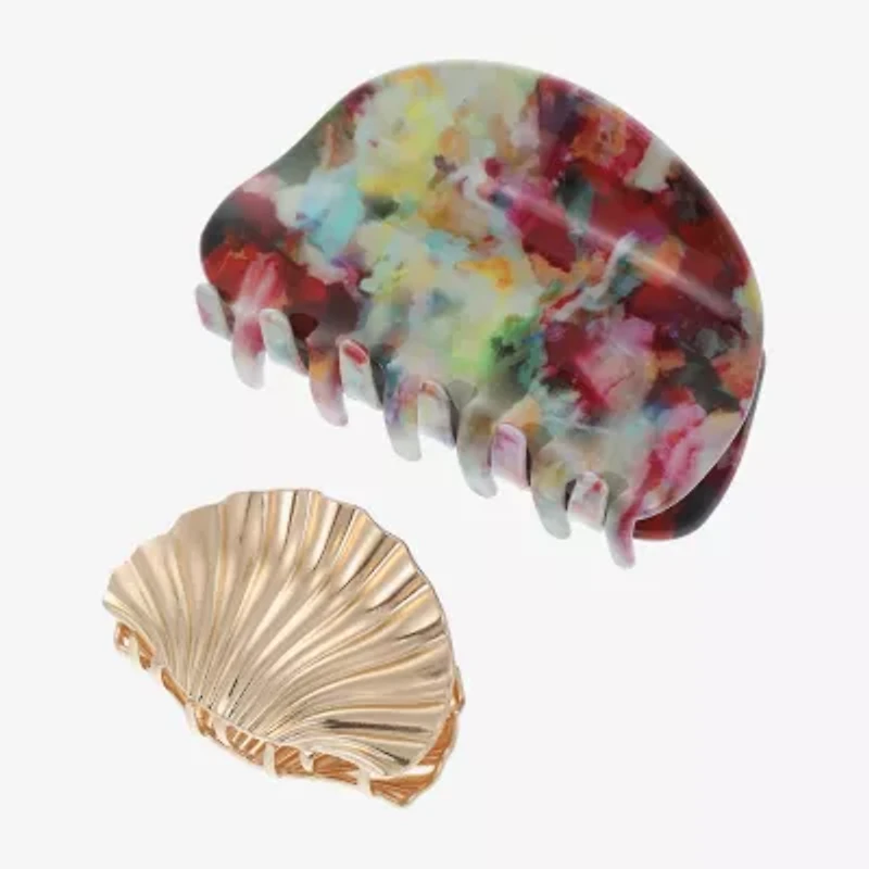 Bijoux Bar Shell 2-pc. Hair Clip