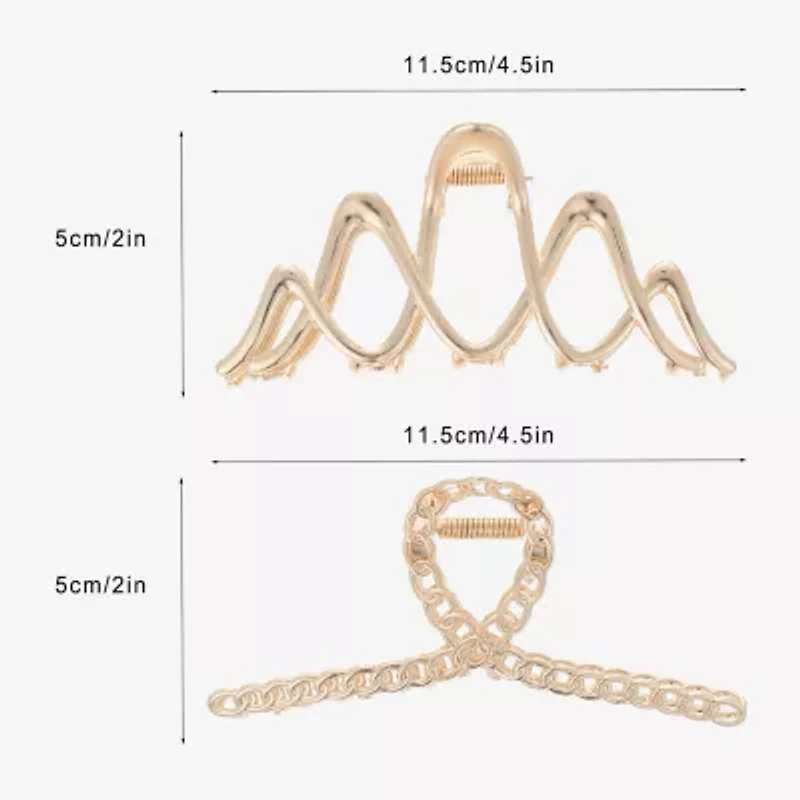 Bijoux Bar 2-pc. Hair Clip