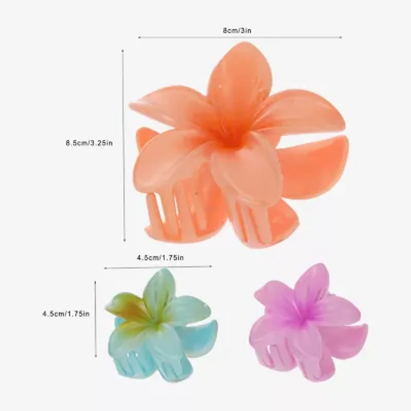 Arizona Hibiscus Flower 3-pc. Hair Clip