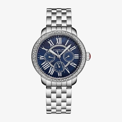 Stuhrling Womens Silver Tone Stainless Steel Bracelet Watch