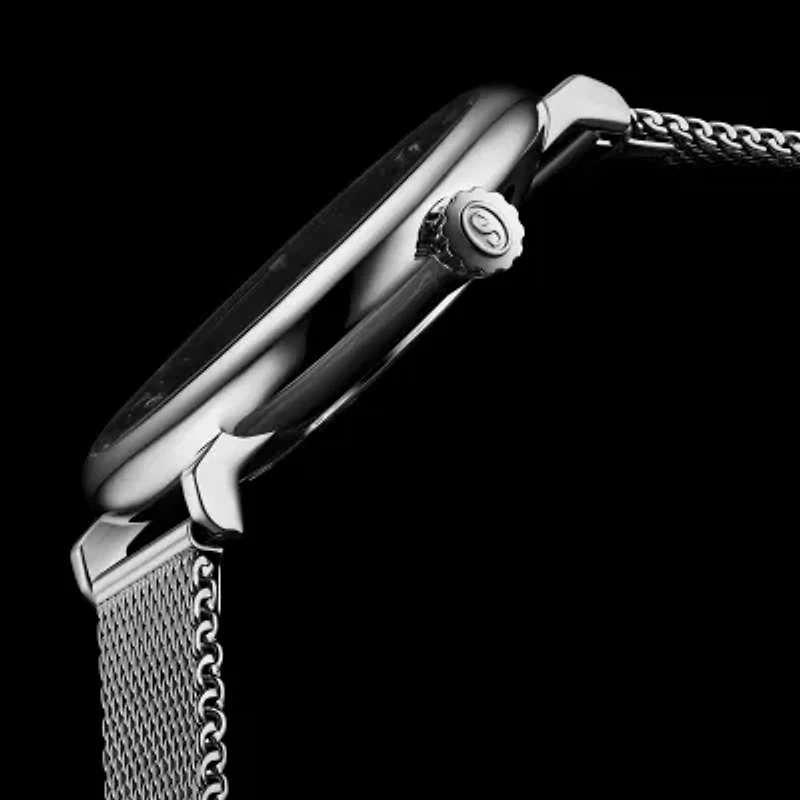 Stuhrling Womens Silver Tone Stainless Steel Strap Watch 793a.02