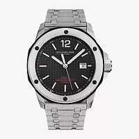 Stuhrling Mens Silver Tone Stainless Steel Bracelet Watch 4047.1