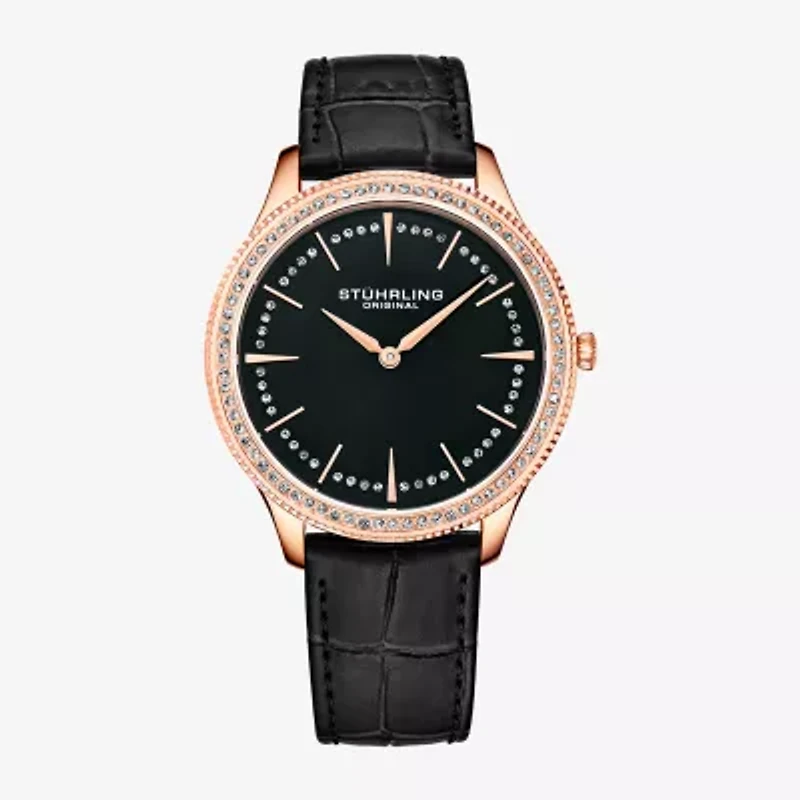 Stuhrling Womens Leather Strap Watch