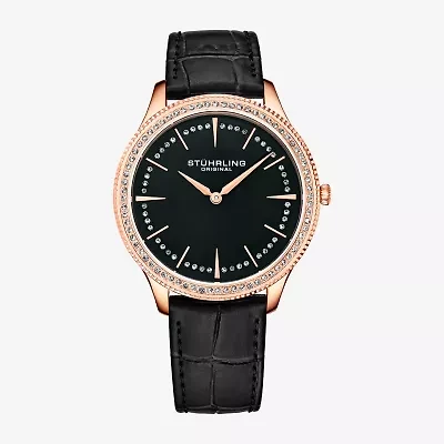 Stuhrling Womens Leather Strap Watch
