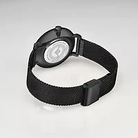 Stuhrling Womens Black Stainless Steel Strap Watch 793a.06