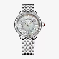 Stuhrling Womens Silver Tone Stainless Steel Bracelet Watch