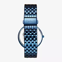 Stuhrling Womens Blue Stainless Steel Bracelet Watch 3929.3