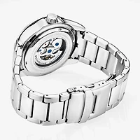 Stuhrling Mens Automatic Silver Tone Stainless Steel Bracelet Watch 3963.1