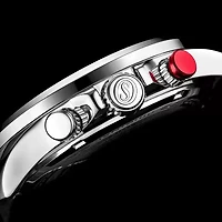 Stuhrling Mens Beige Leather Strap Watch 4029.1