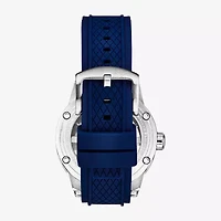 Stuhrling Mens Automatic Blue Strap Watch 4034.4