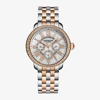 Stuhrling Womens Two Tone Stainless Steel Bracelet Watch 4081.3