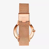 Stuhrling Womens Rose Goldtone Stainless Steel Strap Watch 3928.4