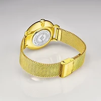 Stuhrling Womens Gold Tone Stainless Steel Strap Watch 793a.04