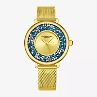 Stuhrling Womens Gold Tone Stainless Steel Strap Watch 793a.04