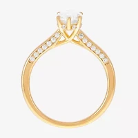 (H-I / Si2) Womens 1 3/4 CT. T.W. Lab Grown White Diamond 10K Gold Marquise Engagement Ring