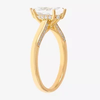 (H-I / Si2) Womens 1 3/4 CT. T.W. Lab Grown White Diamond 10K Gold Marquise Engagement Ring