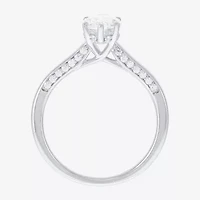 (H-I / Si2) Womens 1 3/4 CT. T.W. Lab Grown White Diamond 10K Gold Marquise Engagement Ring