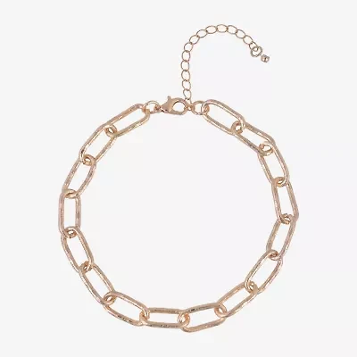 Bijoux Bar Womens 9 Inch Cable Ankle Bracelet