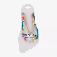 Arizona Unisex 9 Inch Cable Ankle Bracelet