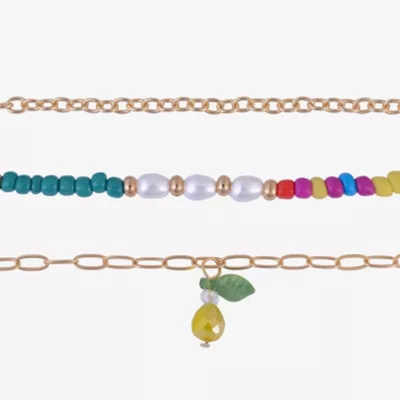 Arizona Unisex 9 Inch Cable Ankle Bracelet