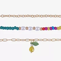 Arizona Unisex 9 Inch Cable Ankle Bracelet