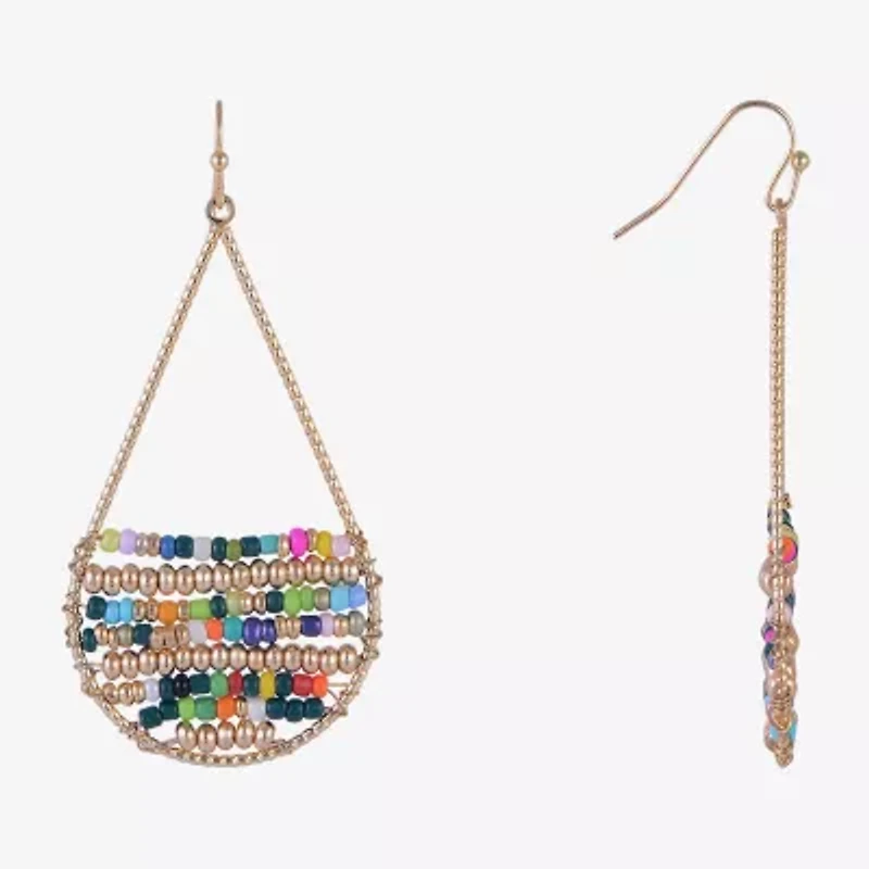 Mixit Womens Drop Earrings