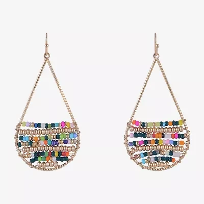 Mixit Womens Drop Earrings