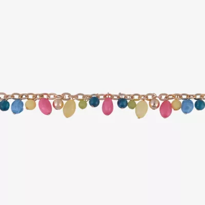 Mixit Womens 16 Inch Beaded Necklace