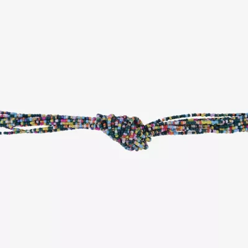 Mixit Womens 18 Inch Beaded Necklace