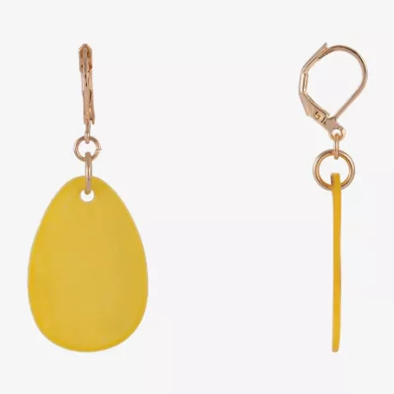 Mixit Womens Pear Drop Earrings