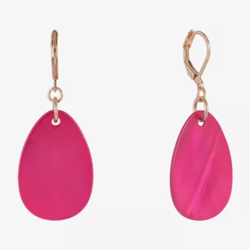 Mixit Womens Pear Drop Earrings