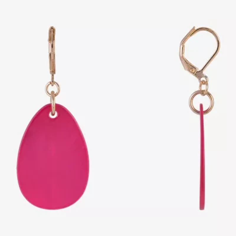 Mixit Womens Pear Drop Earrings