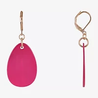 Mixit Womens Pear Drop Earrings