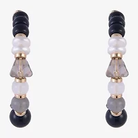 Mixit Womens 31.6mm Circle Hoop Earrings