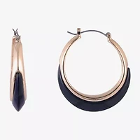 Mixit Womens 31.6mm Circle Hoop Earrings