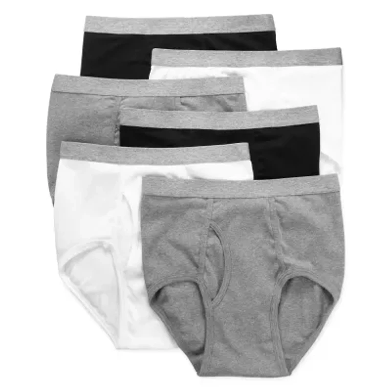 Stafford Full-Cut Mens Big and Tall 6 Pack Briefs 302852