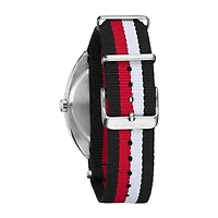 Caravelle Designed By Bulova Mens Multicolor Strap Watch 43b168