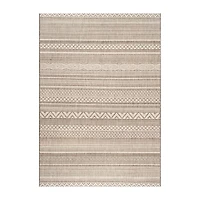 nuLoom Erlinda Tribal Outdoor Rectangular Rug